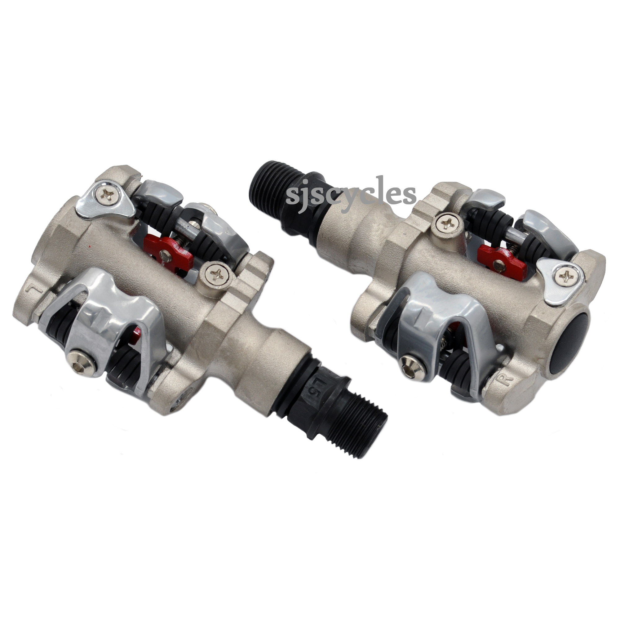 spd pedals with flat side