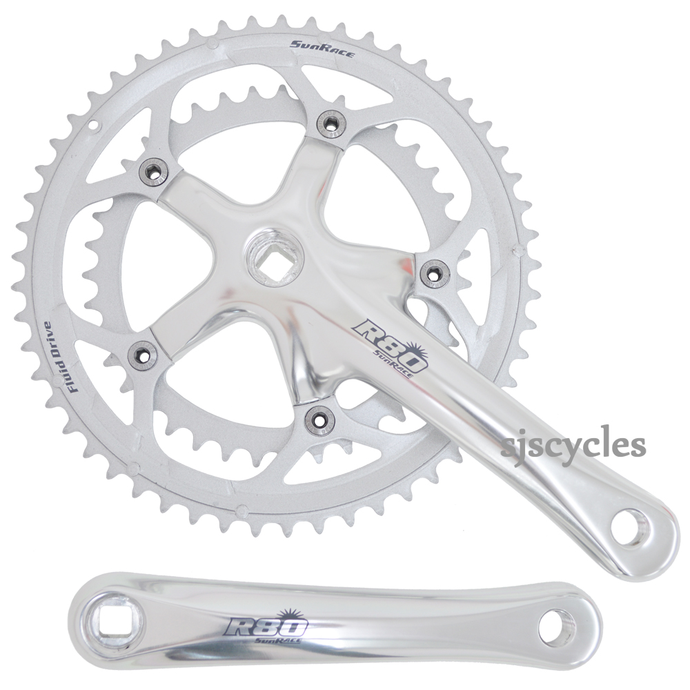 Pijnboom Ideaal Zorg Sunrace Road Double Chainset w/ Extra 52/42T Rings