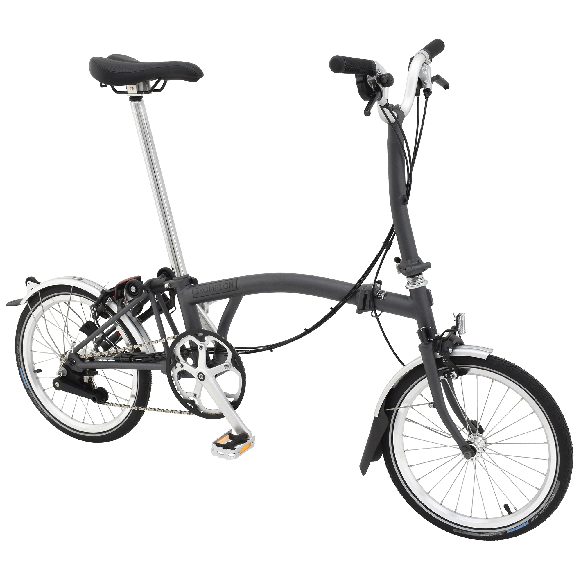 Brompton M6L Folding Bike Graphite