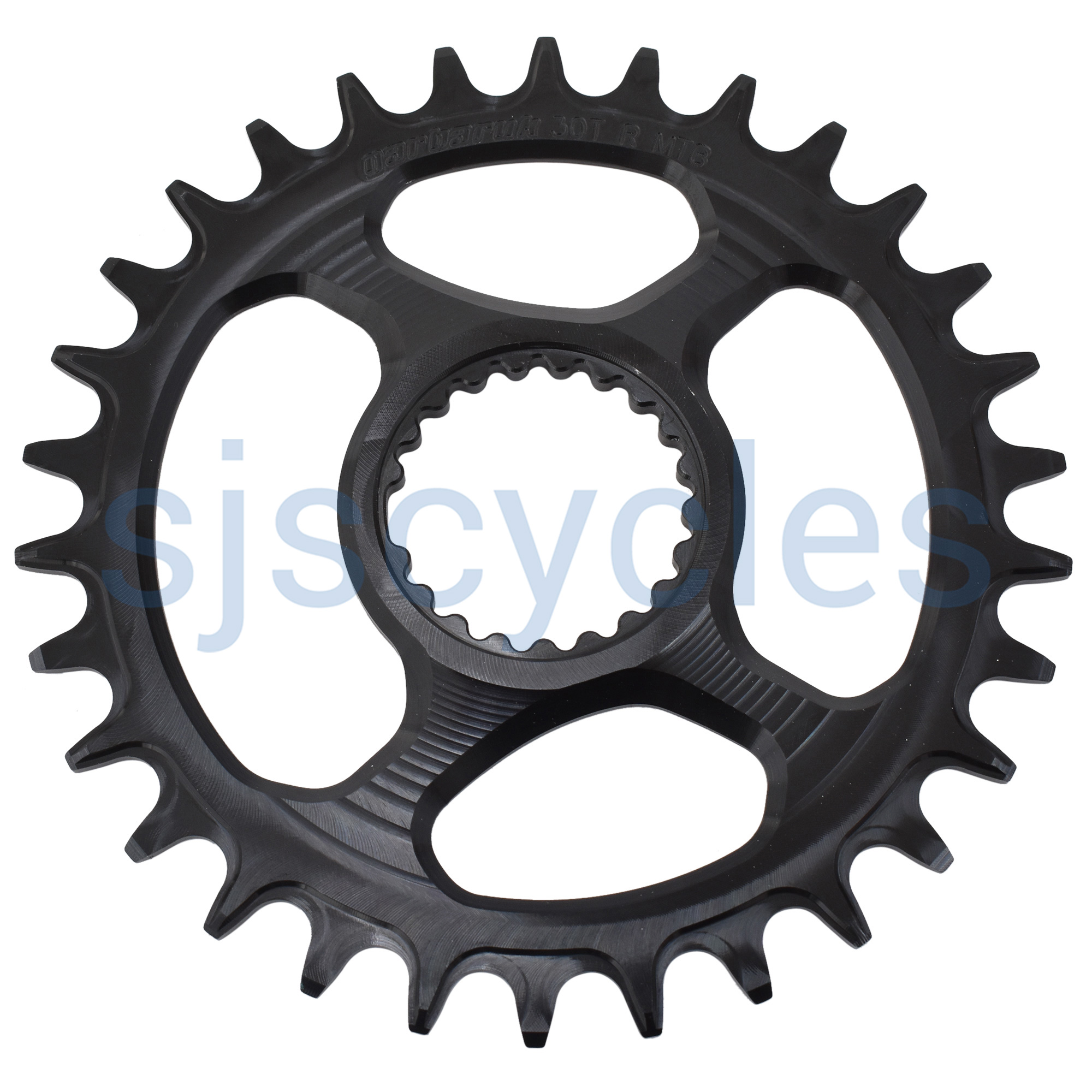 Garbaruk XTR M9100 Round Chainring Black 30T